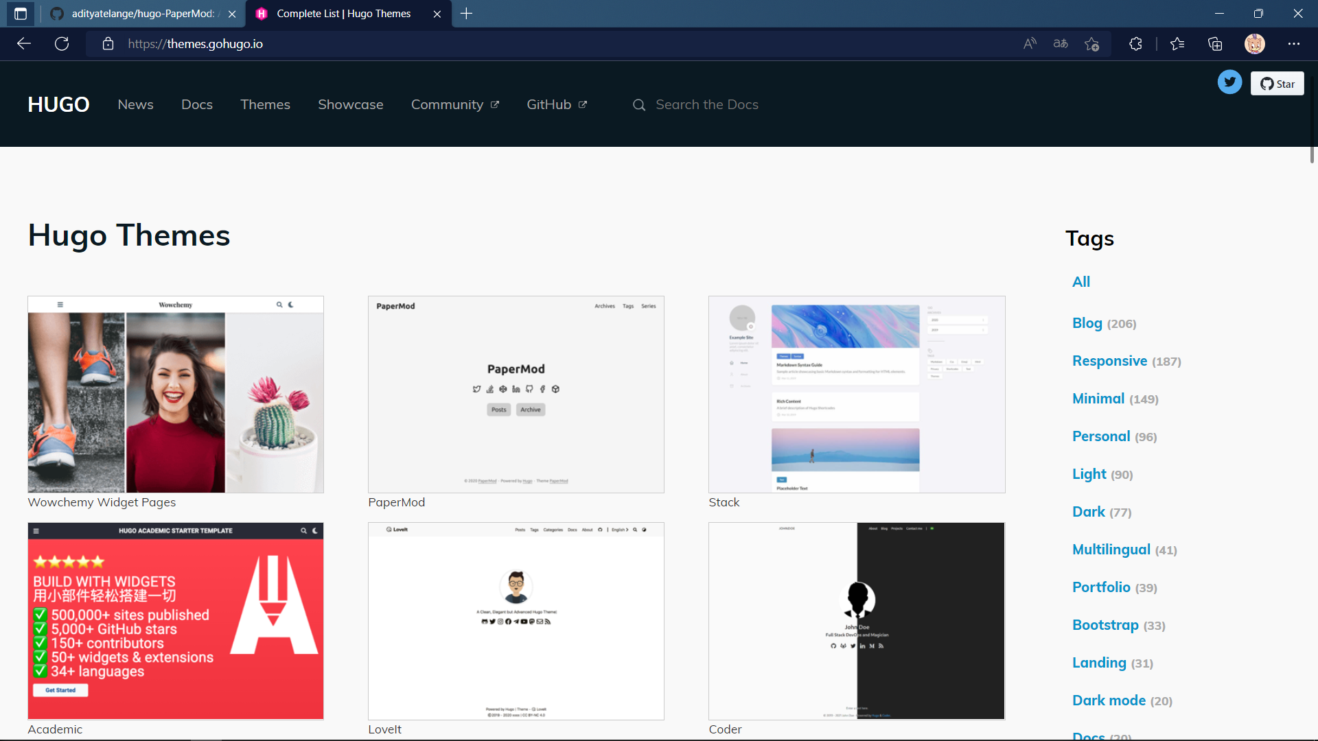 hugo-themes